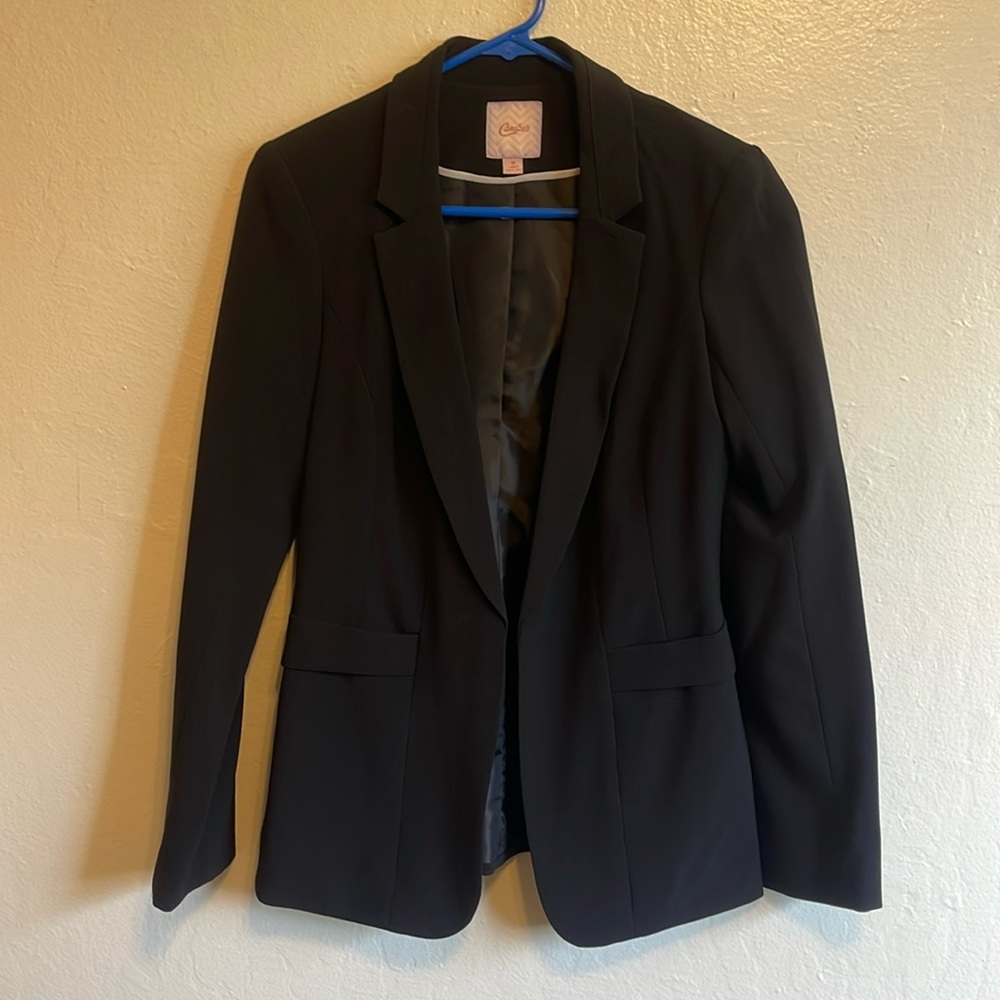 Candies women’s blazer jacket, size medium, Black